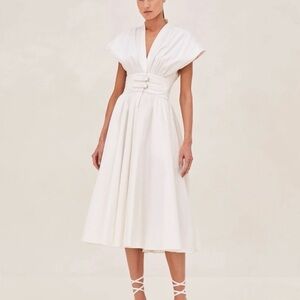 Alexis Ivory Midi Dress